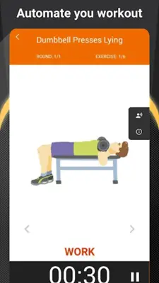 Home workouts with dumbbells android App screenshot 10