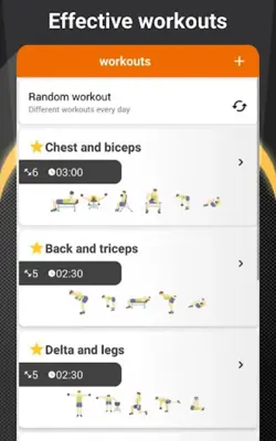 Home workouts with dumbbells android App screenshot 14