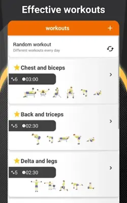 Home workouts with dumbbells android App screenshot 5