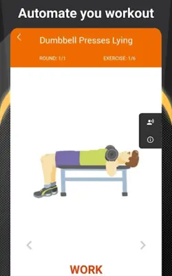 Home workouts with dumbbells android App screenshot 7